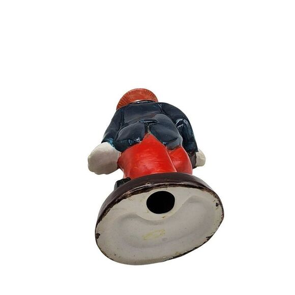 Vintage 1970's Norleans Hobo Clown Band Figurines Ceramic Hand Painted Lot Of 4 - Picture 10 of 13